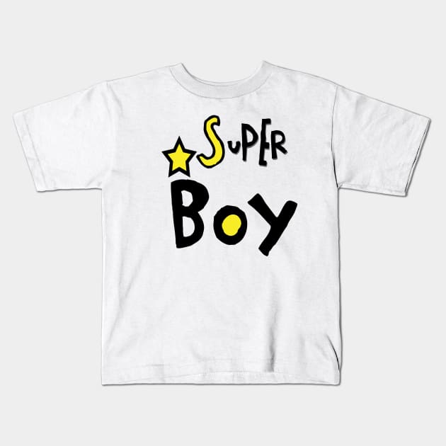 Super Boy - Family Couples - Octerson Kids T-Shirt by octerson